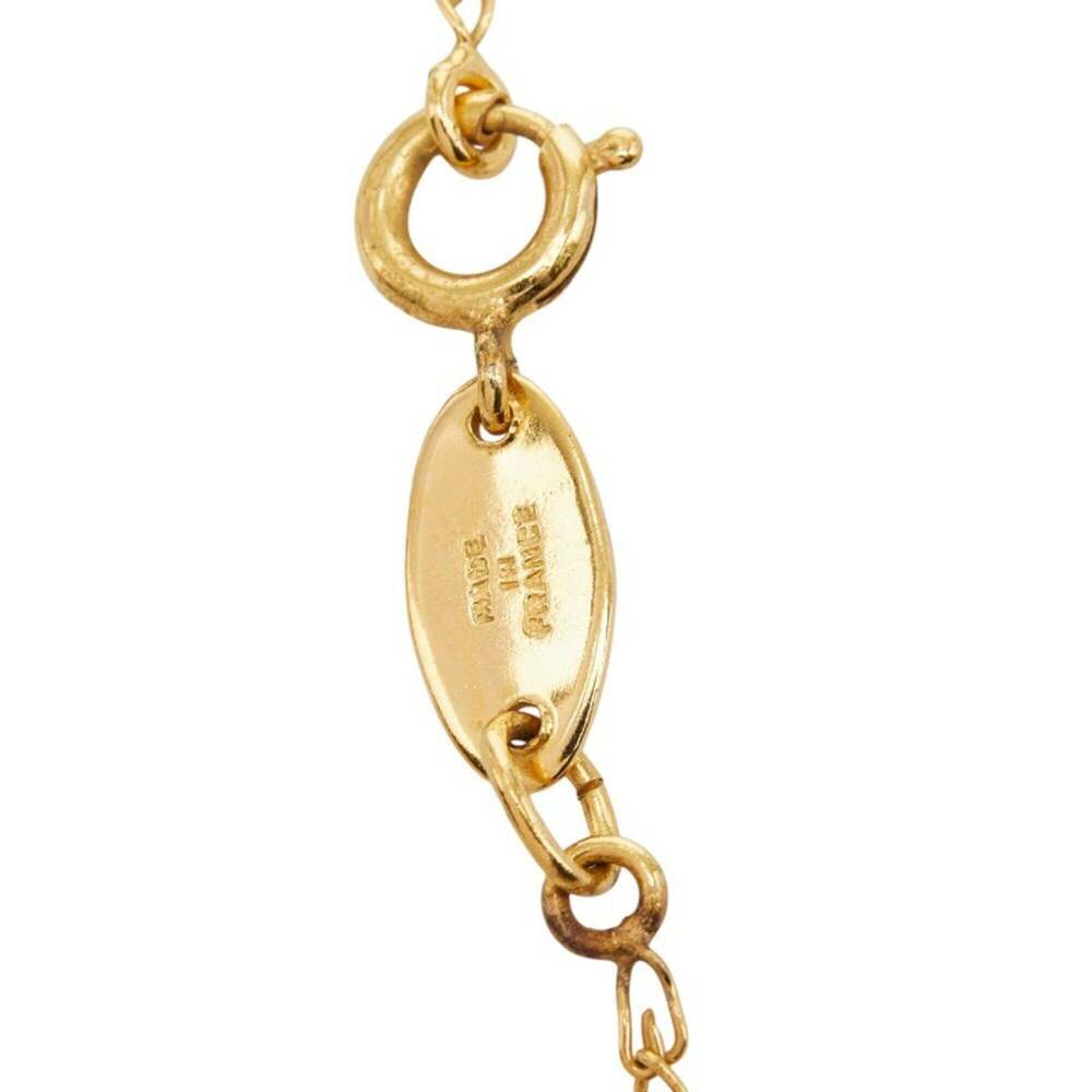 CHANEL Authentic Black Logo Necklace - Picture 6 of 7
